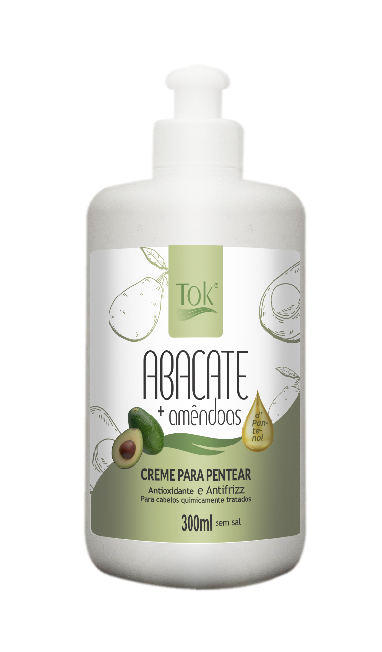 Creme para Pentear Abacate e Amêndoas